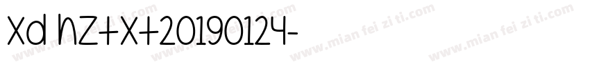 xd hztxt20190124字体转换